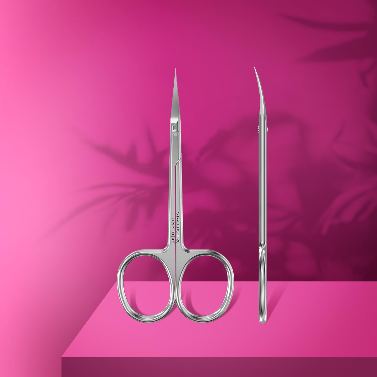 STALEKS PRO - Forbicine professionale per cuticole per Mancini Expert 11 Type 3 (lunghezza lama - 23 mm) SE-11/3