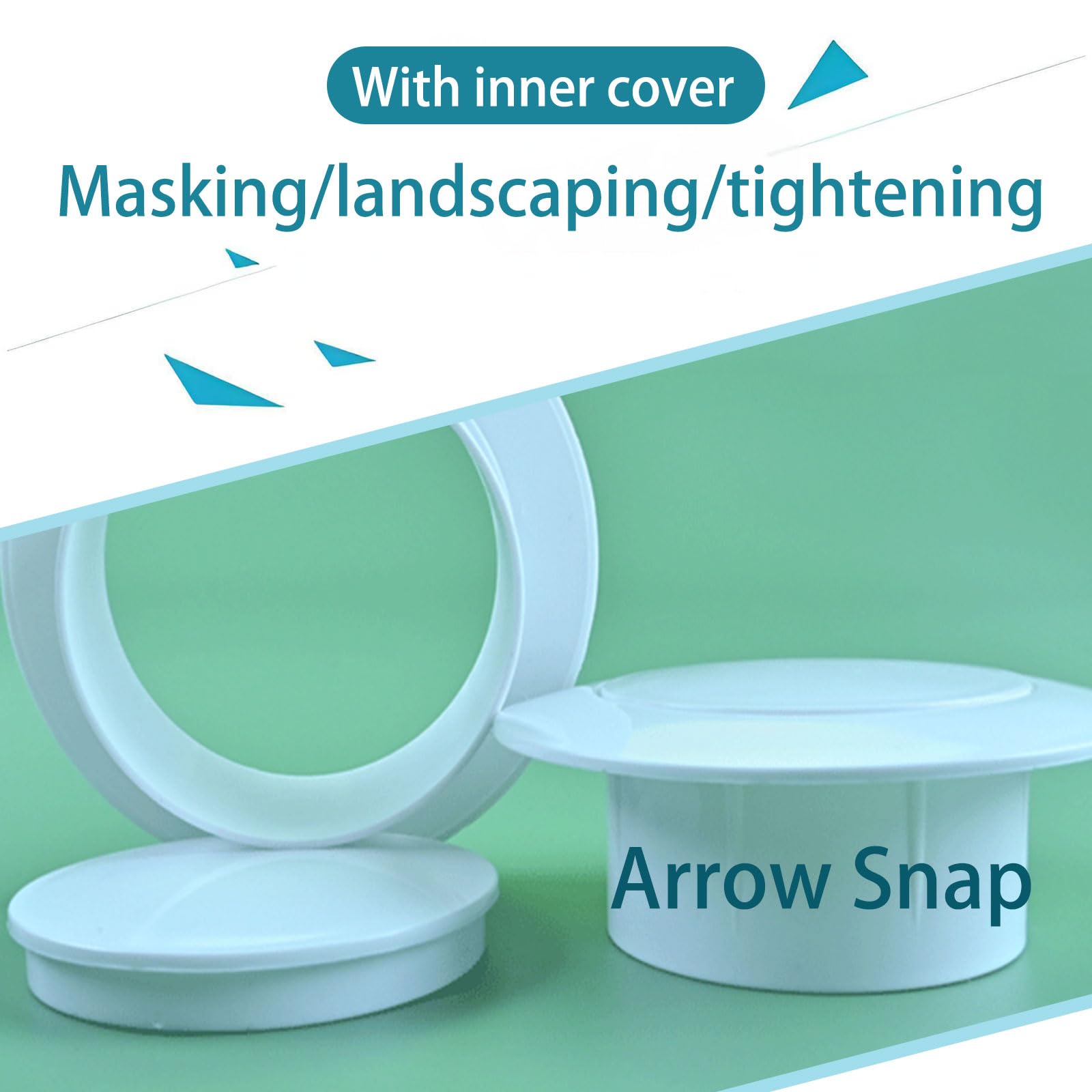 2PC Snap On Tappo Di Plastica Foro Tappi Di Copertura Cavo A - Foto 4