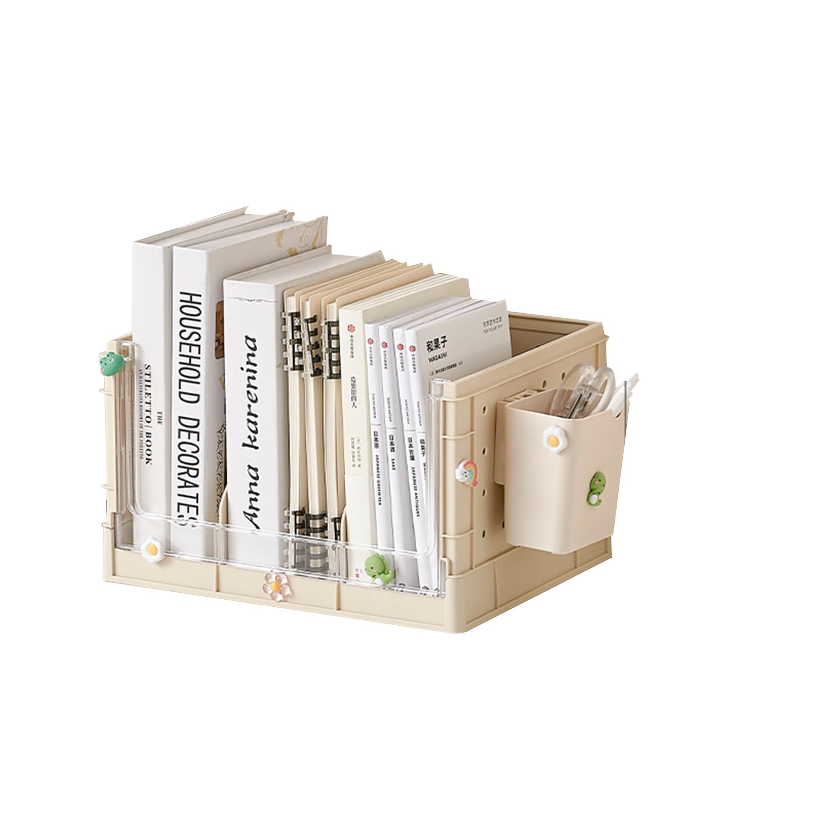 Dofover Multipurpose Desk Bookshelf Storage Hutch Storage Organizer Desktop, Multi-Functional Desktop Bookshelf for Dorm Office Home,Peg Board Accessories Rack Organizer