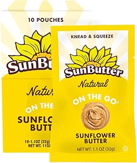 SunButter® Natural Sunflower Seed Butter (1.1 oz | Pack of 30): Gluten-Free, Vegan Butter Rich in Plant-Based Protein, Ide...