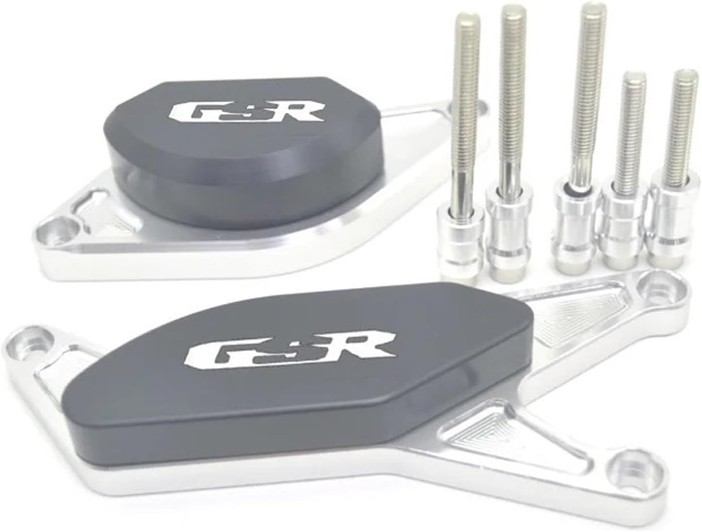 Frame Slider Engine Stator Case Saver Crash Pad For GSR 400/600/750 GSR600 GSR400 GSR750(Black)