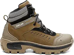 Bota Masculina Couro Nobre Original Com C.A 52083