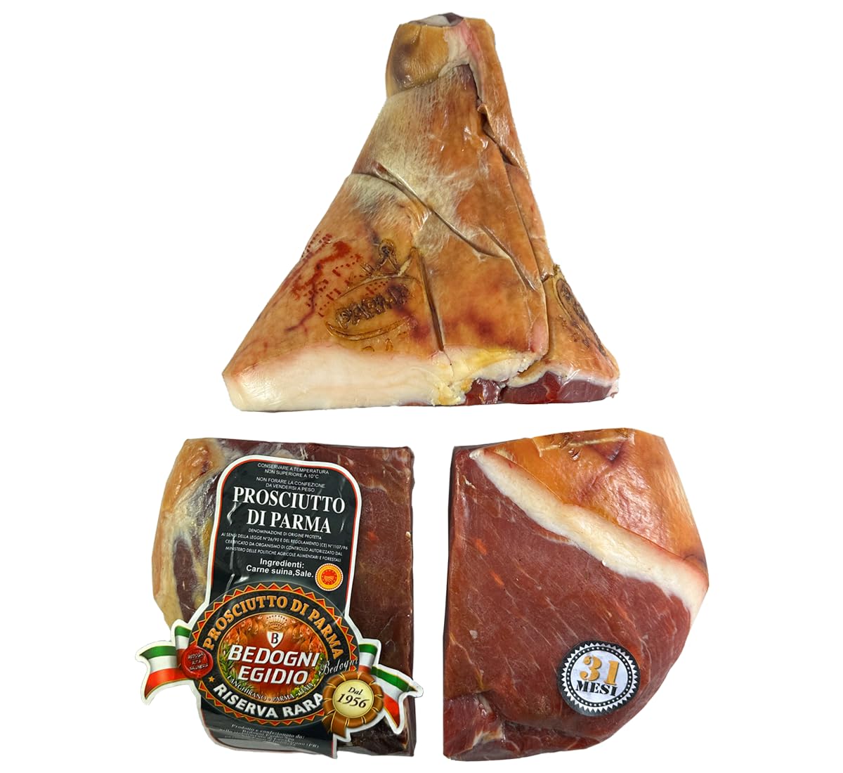 Prosciutto di Parma DOP - 30 Mesi - Trancio (2.3 Kg.) - Selected by PARMAshop