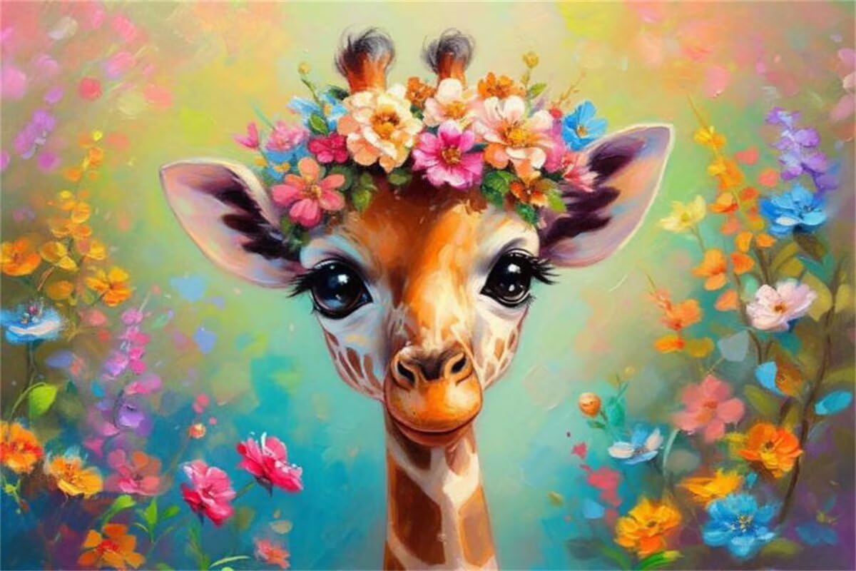 Puzzle 2000 sztuk Kwiat Puzzle Zwierzę Układanki Drewno, Dorosłe Klasyczne DiY Gra Wyzwanie Idealnie Pasuje między nimi Literami z tyłu Wysokiej Jakości Układanki dla Dzieci Dorosłych Wiek 14 L- 0