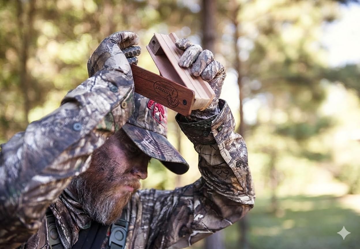 STRUT Commander Turkey Box Call for Hunting, Durable, Effective and Affordable - Hand Built and Dual-Sided for Realistic Turkey Calling