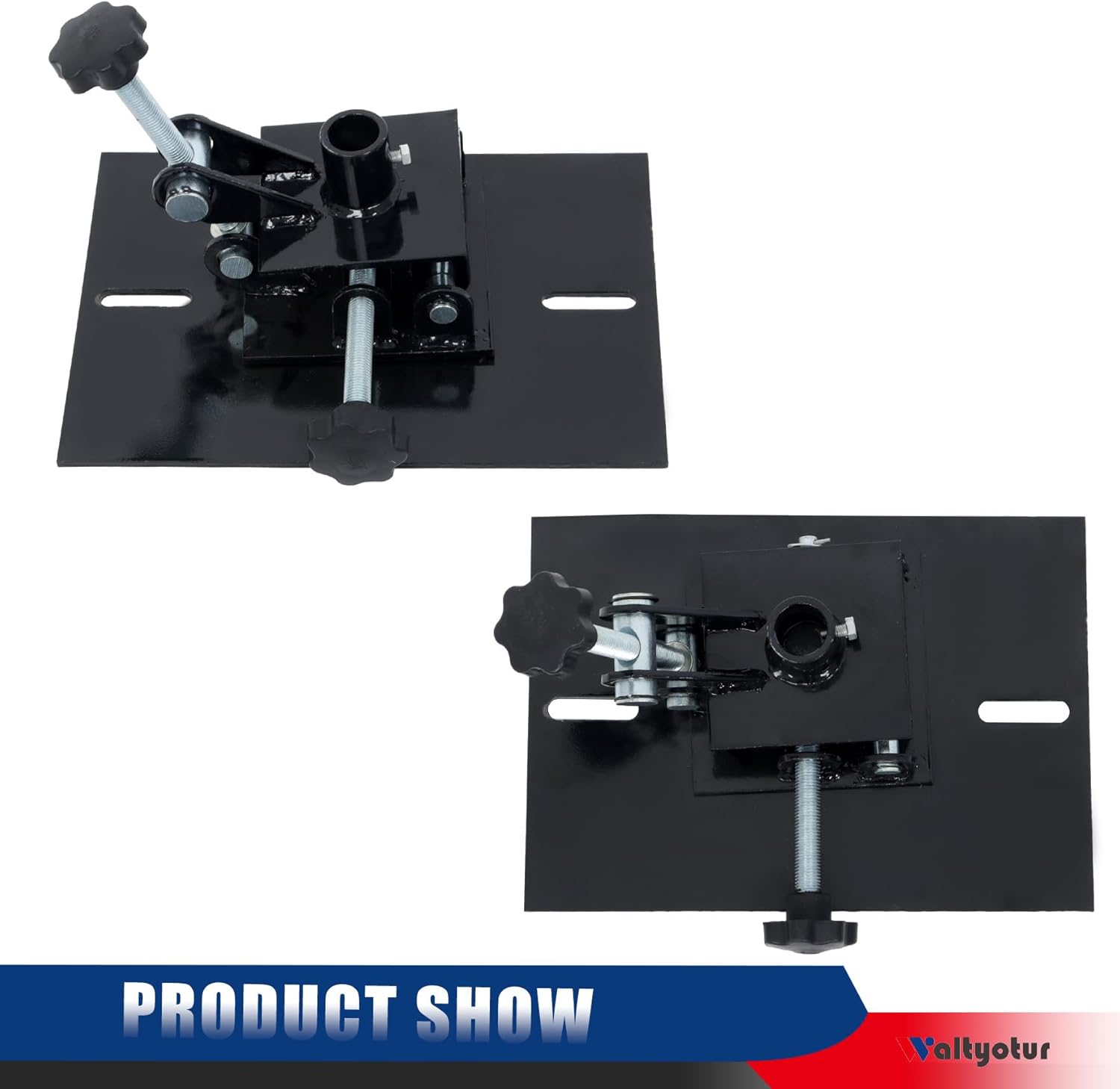 waltyotur Dual Plunger Hydraulic Transmission Jack 1322LBS Capacity Hydraulic Telescopic Jack with 360° Swivel Wheel, Blue