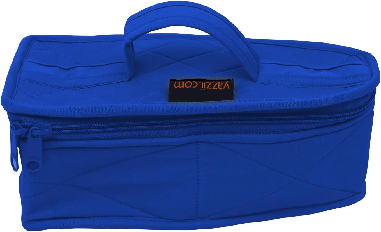 Yazzii Iron Storage Case - Iron Protective Cover - Travel Iron Holder with Handle & Zipper Closure - Iron Carrying Storage Bag - Dustproof & Easy to Carry Red