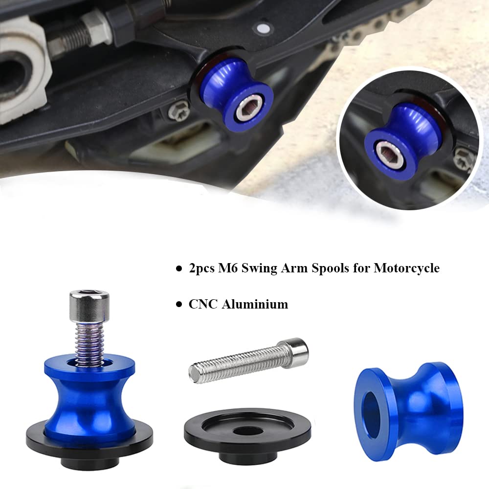 Diábolos M6 Para Yamaha MT (2000-2022) - Juego De 2 Piezas, Aleación De Aluminio Anodizado