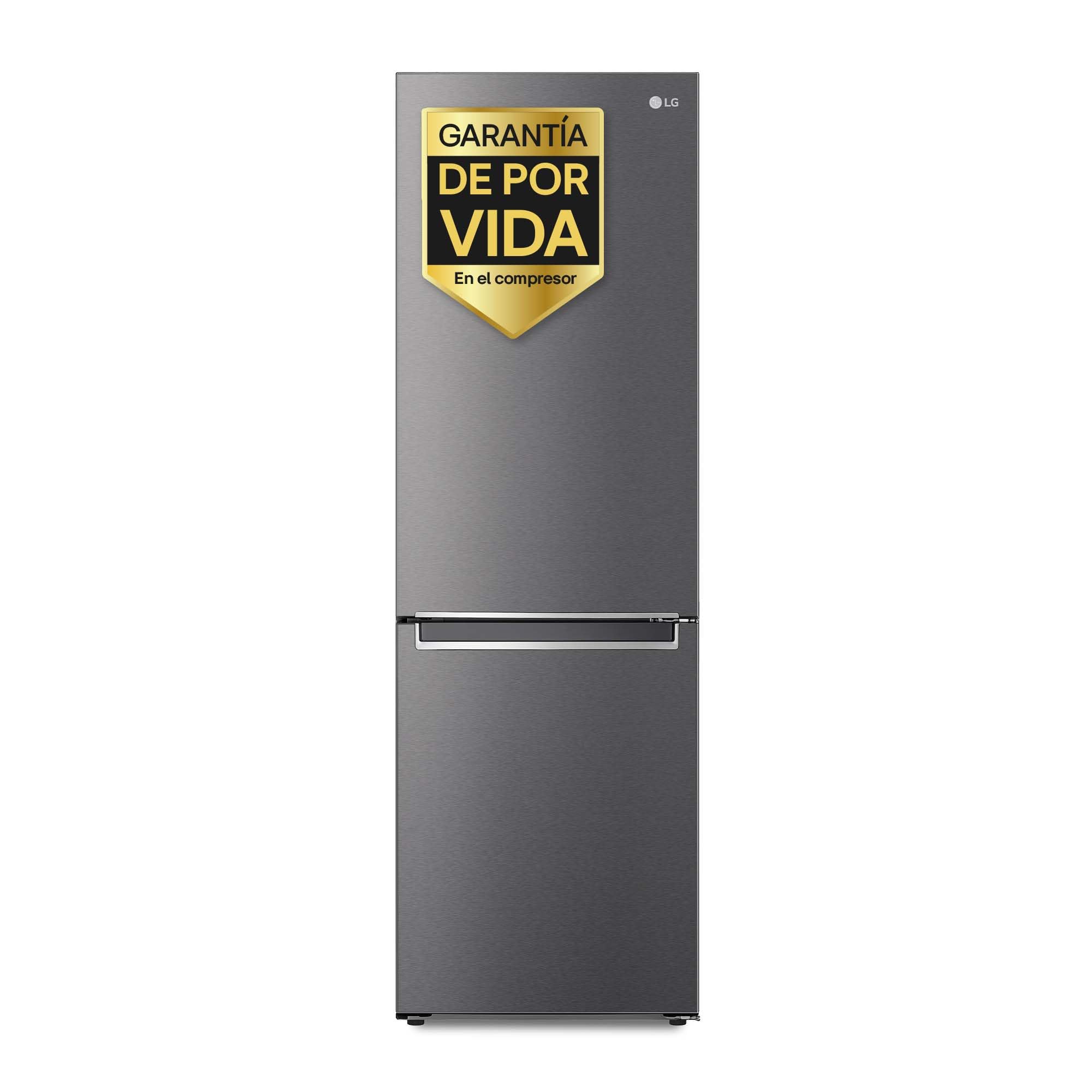 LG GBP61DSPGN.ADSQEUR - Frigorífico Combi Door Cooling+, 1,86m, Clasificación D, capacidad de 374l, Inox grafito antihuellas, serie P-600