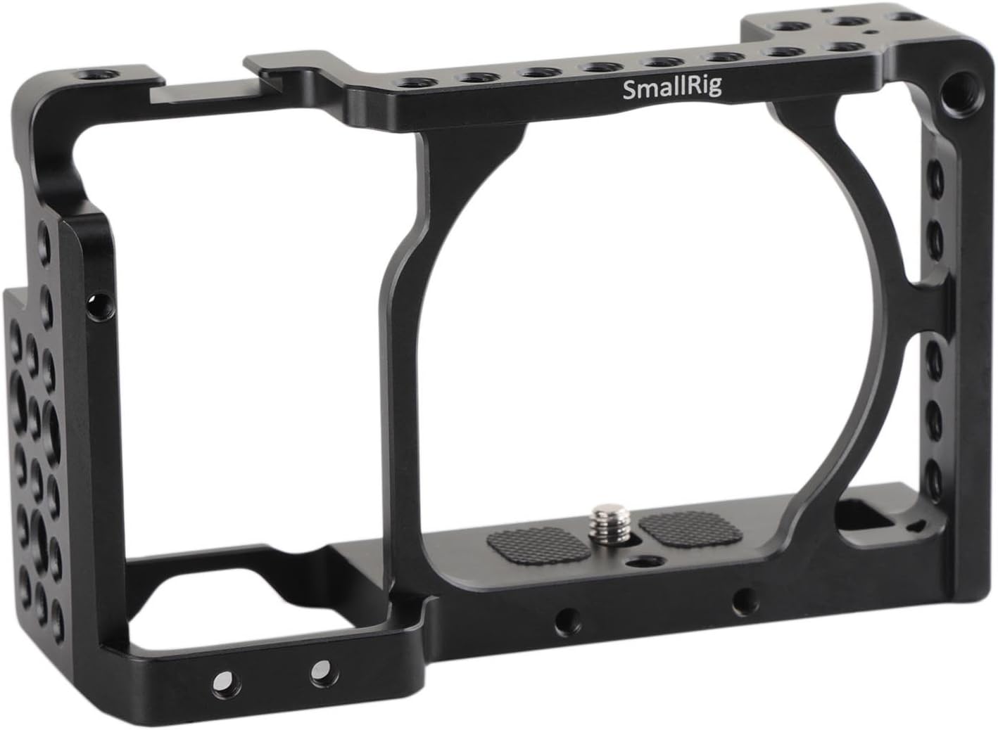Camera Cage only for Sony A6000 A6300 ILCE-6000 ILCE-6300 NEX7, A6000 Cage with 1/4" 3/8" Mounting Points and Built-in Cold Shoe - 1661