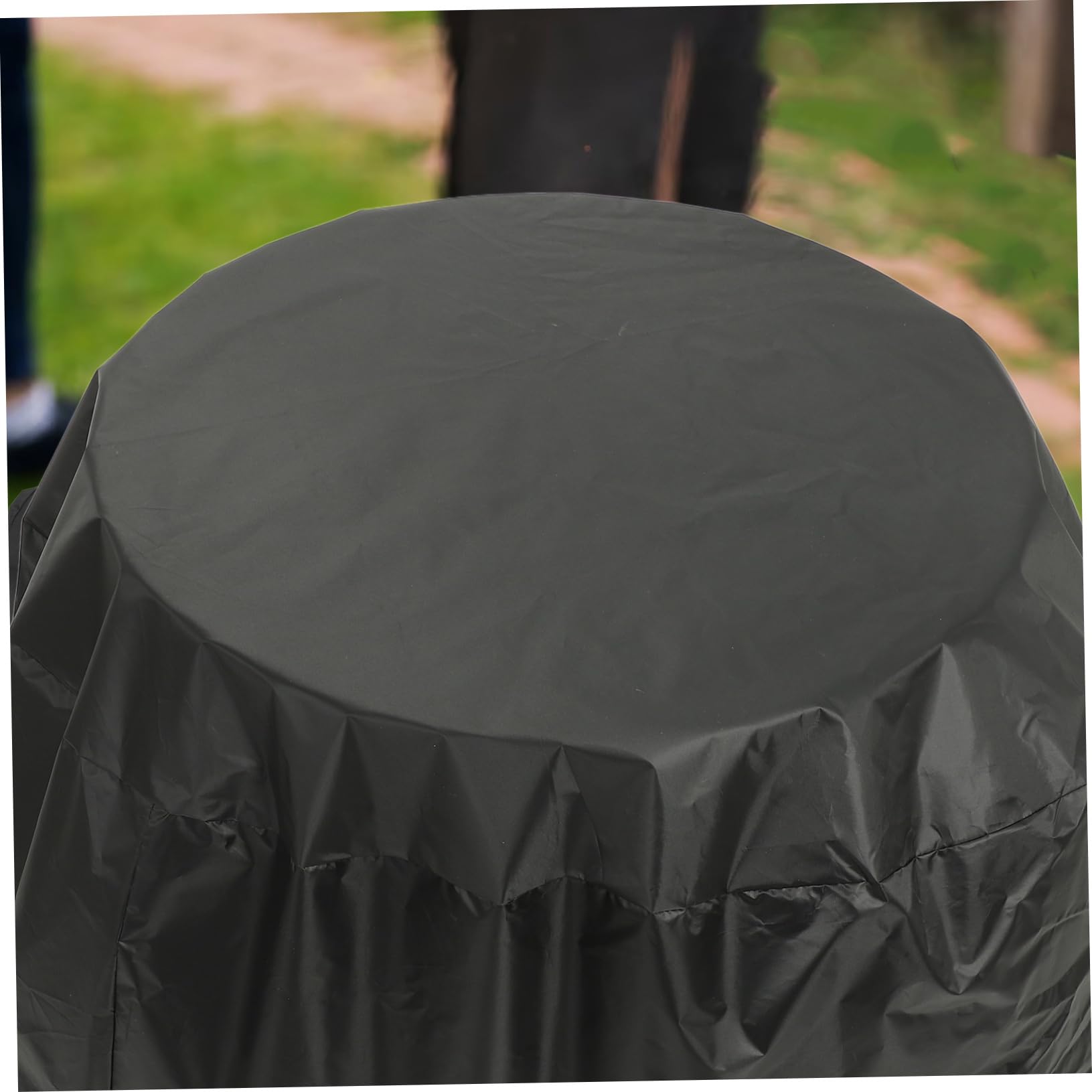 iplusmile 4 Pezzi Copertura per Barbecue Rotonda Oxford Protezione per Esterno Resistente e Leggera
