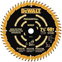 Vista 3 de DEWALT DW7112PT DEWALT DW7112PT 24T Hoja de sierra ingletadora con corte de precisión, 7-1/4 pulgadas