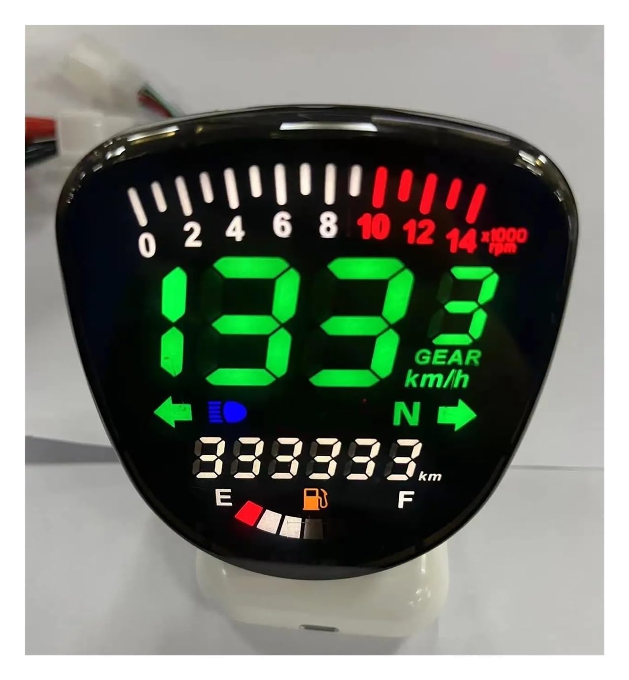 Odómetro Digital Para Motocicleta, Velocímetro, Tacómetro