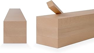 Leimholz - Buche nach Mass - 100/100mm/350-1000 mm (100 x 100 x 500mm)