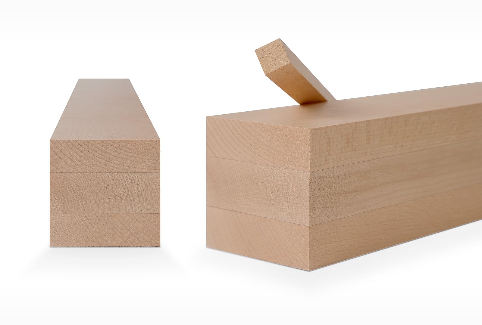 Legno incollato – faggio secondo le dimensioni – 120/120 mm/350-1000 mm (100 x 100 x 1000 mm)