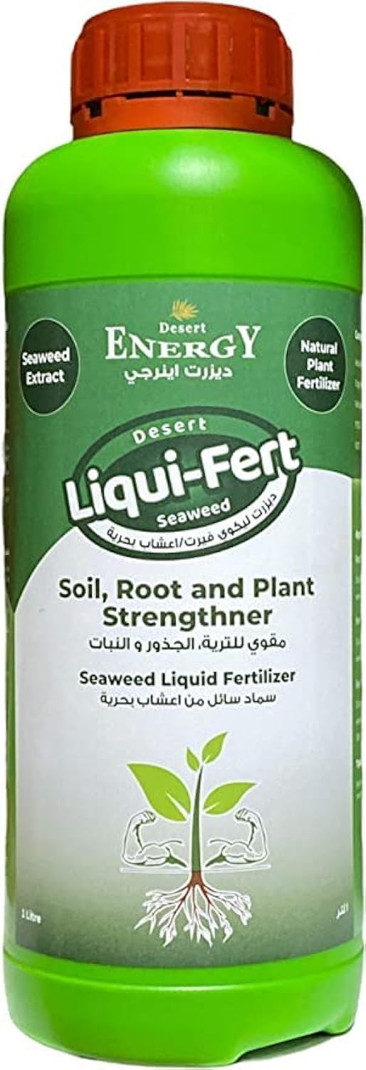 Desert Energy Seaweed Liquid Fertilizer 500ml For Soil, Roots and Plants Strengthner "Garden Care"