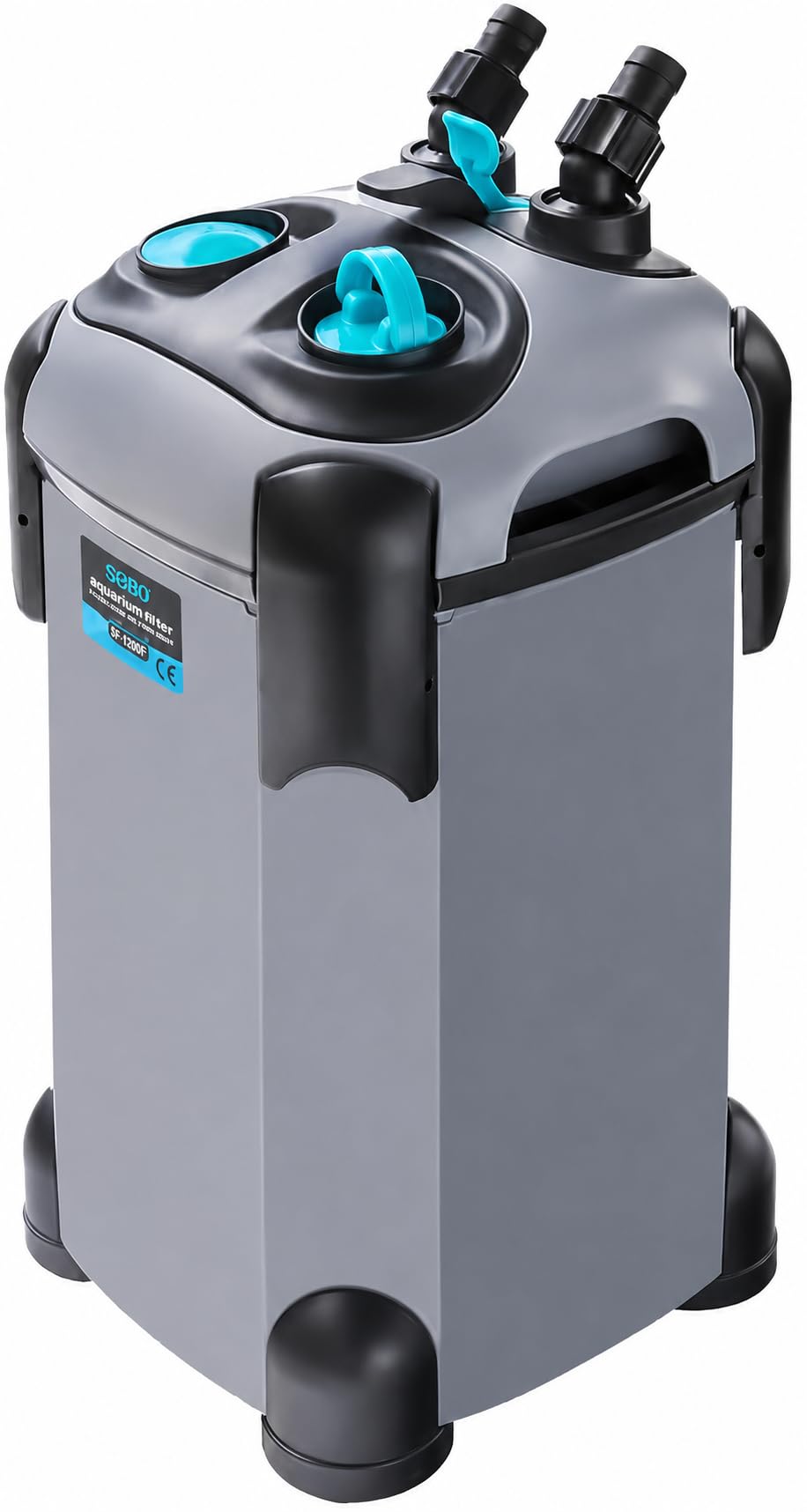Aquarium Außenfilter für 100-300L - Filter Aquarium für salz- & süßwasser Aquarium - Außenfilter Aquarium 1000L/H für kristallklares Wasser - leise Pumpe inkl. Filtermedien