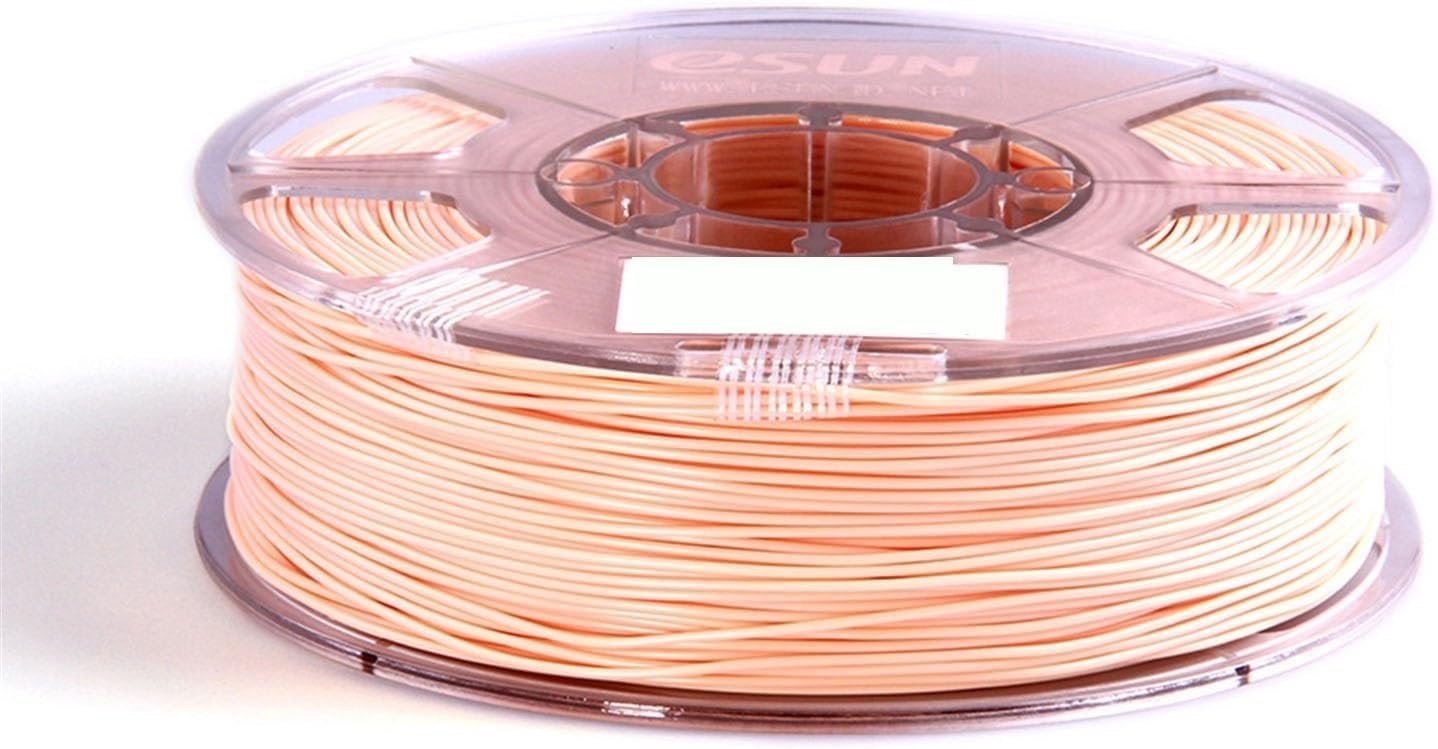 3D Printer Filament PLA+, 1.75mm Dimensional Accuracy +/- 0.03mm 1KG (2.2 LBS), Spool 3D Printing Material, for 3D Printers(Skin)
