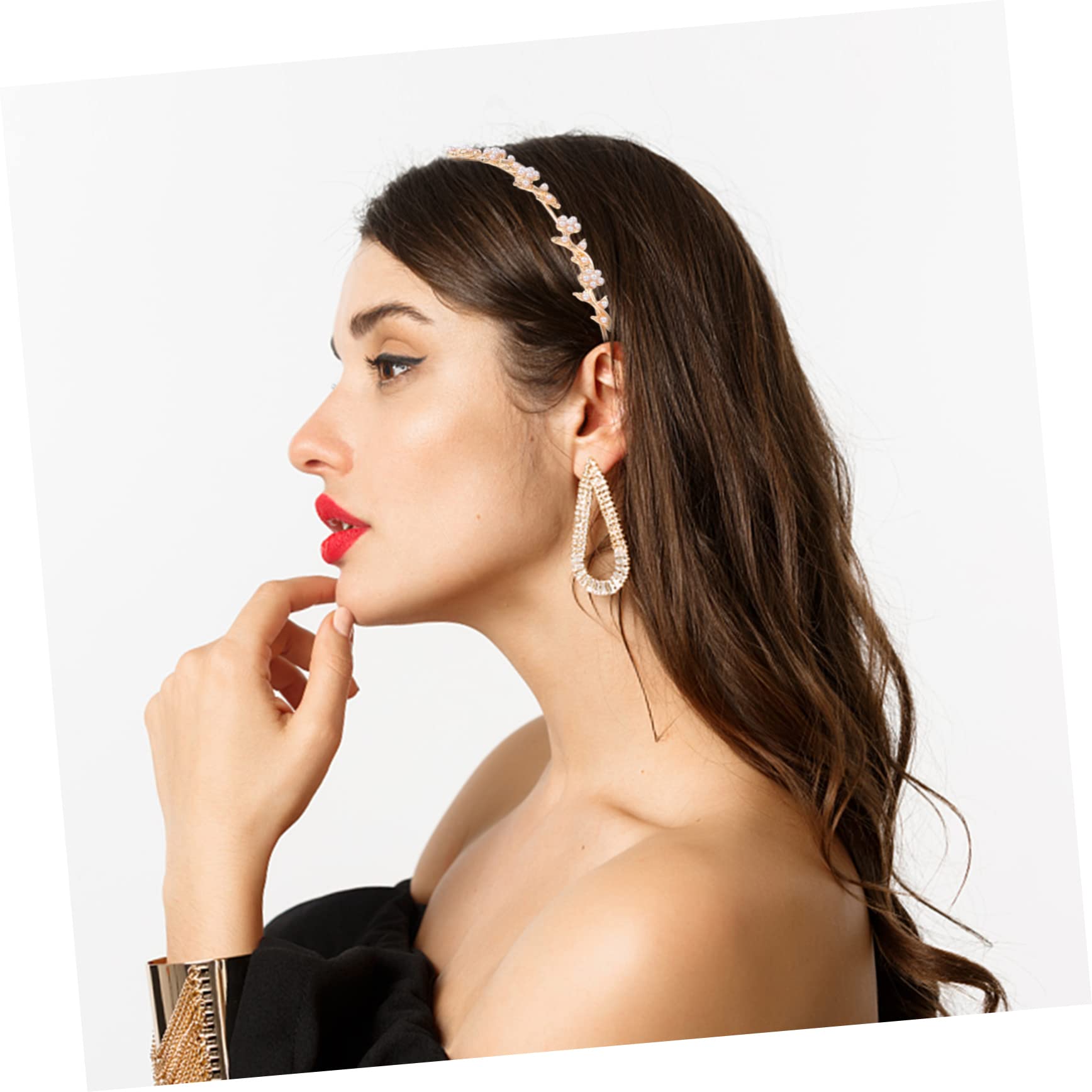 Healeved 20pezzi Headband Decorative Hair Accessories for Girls for Weddings Parties and Special Occasions