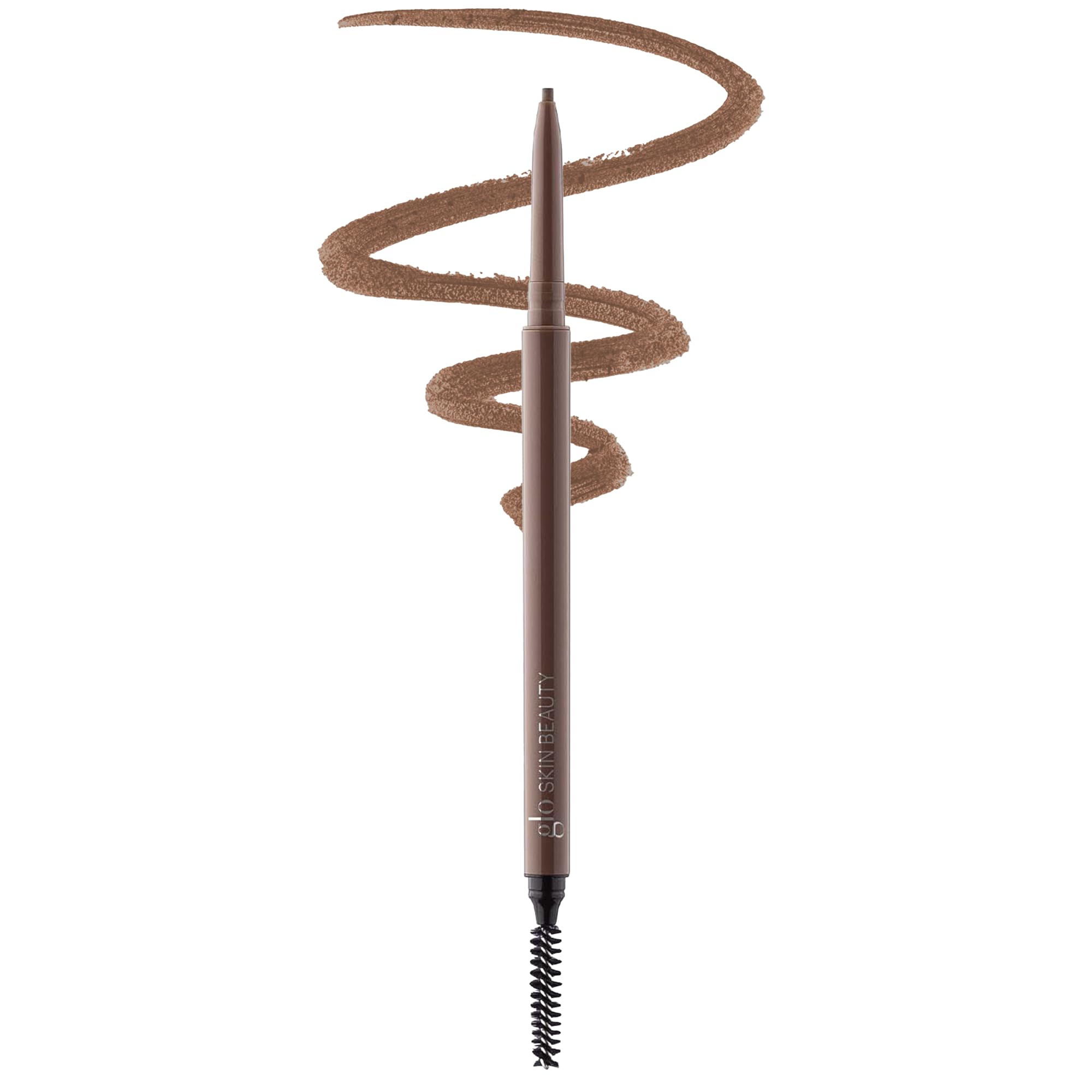 Glo Skin Beauty Precise Micro Browliner | Long-Lasting, Wax-Based Formula Glides On Skin and Shapes Your Brows, (Dark Brown)