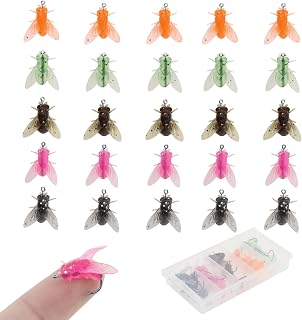 20pcs Fishing Kit, Fishing Assortment Kit Tackle Box for Bass Salmon Trout Freshwater Walleye