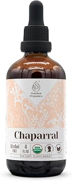 Chaparral USDA Organic Alcohol-Free Extract | Dietary Supplement, High-Potency Tincture | Natural Certified Organic Larrea tridentata Dried Leaf and Flower 4 oz