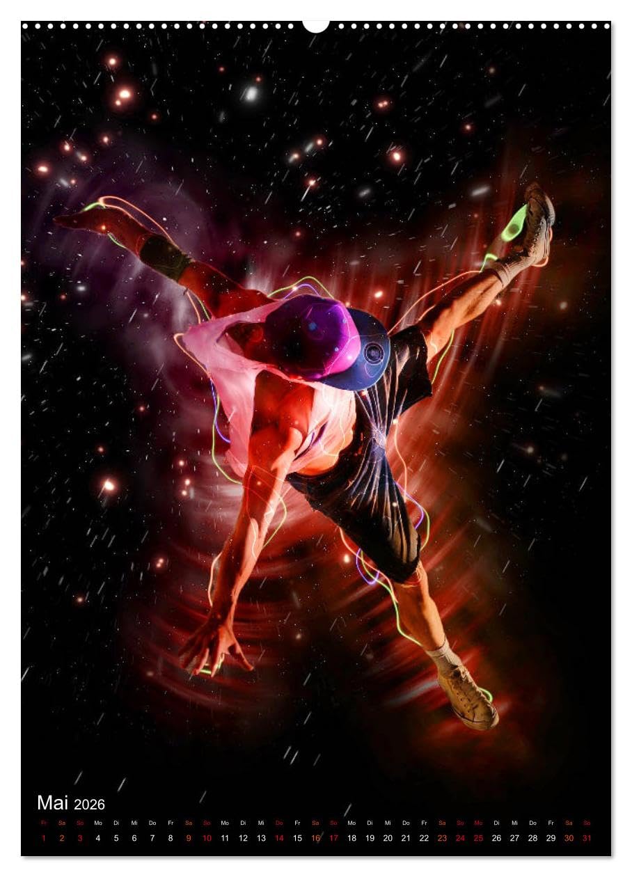 Streetdance - Dynamik pur (hochwertiger Premium Wandkalender 2026 DIN A2 hoch), Kunstdruck in Hochglanz: Farbenfrohe Bilder beeindruckender ... und Freestyle-Performances (CALVENDO Kunst)