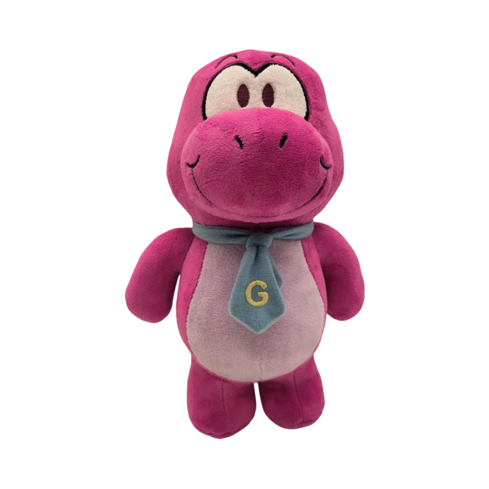 Gameoverse Plush Toy Pink Dinosaur Gobbles Cat Ears Kit Character Stuffed Doll Soft Cartoon Game Figure Plushie for Kids Fans Gameoverse Merch Collectible Gift A01