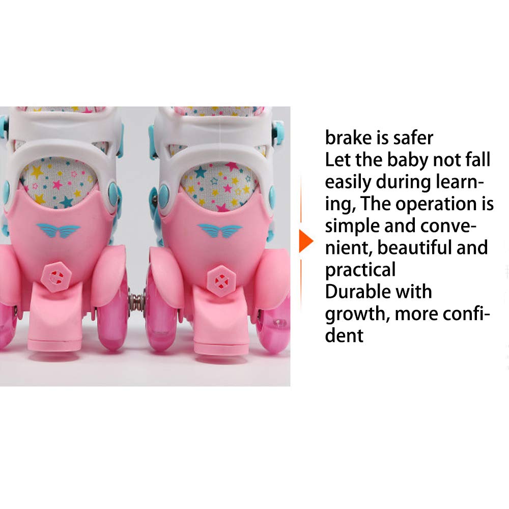 Giovani Bambini Pattini Set Completo Flash Pattini a rotelle per Principianti Pattini a rotelle
