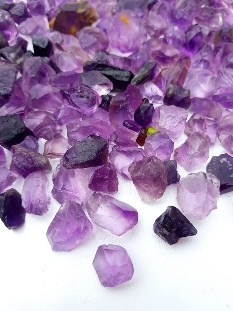 GenericRaw Rough Stone - Amethyst Brazilian Rough wt - 1 kg Natural Healing CrystalStone