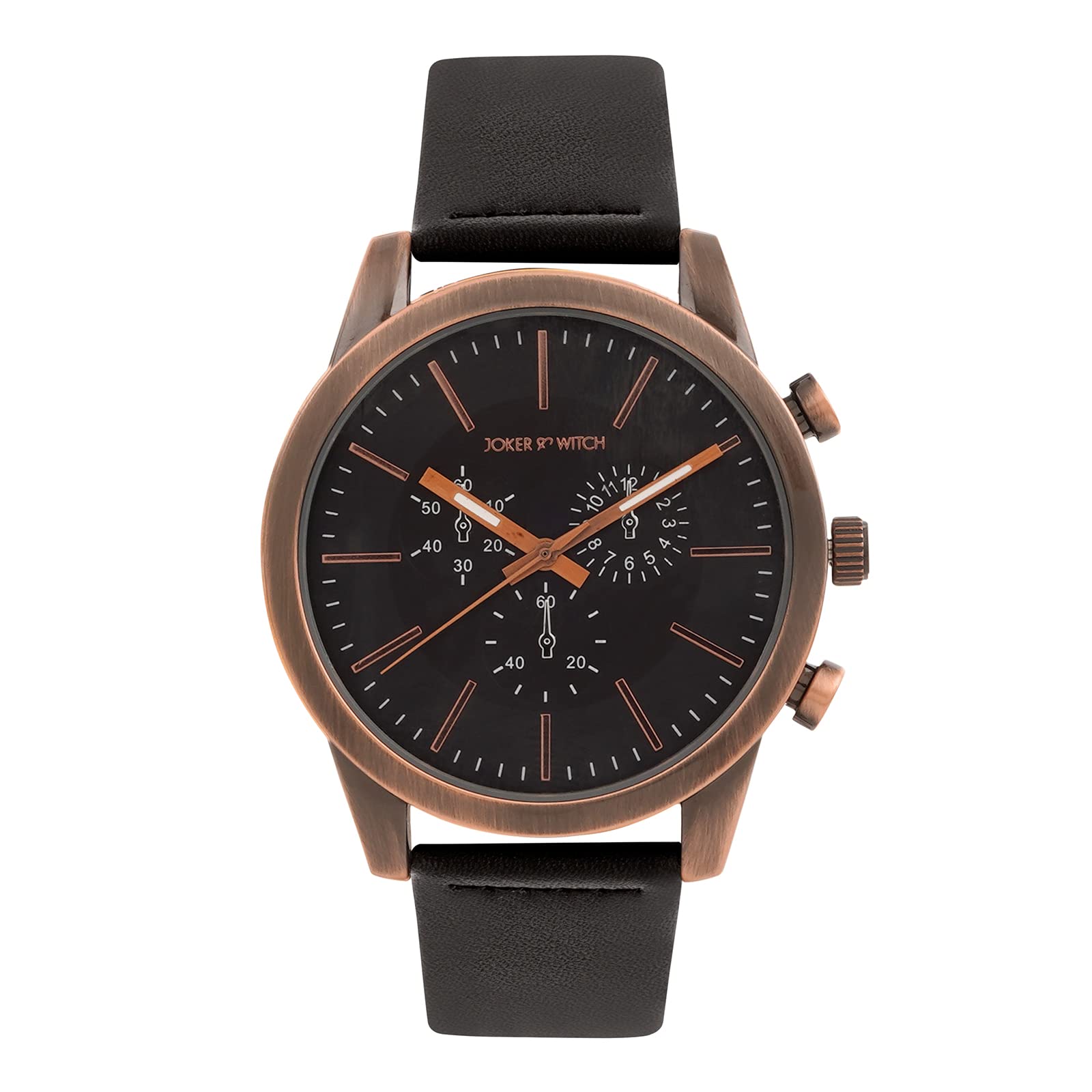 Joker & Witch Leather Aire Black Non Functional Chronograph Dial Pu Analogue Watch For Men, Black Band (B0C5MS597W) Amazon Price History, Amazon Price Tracker