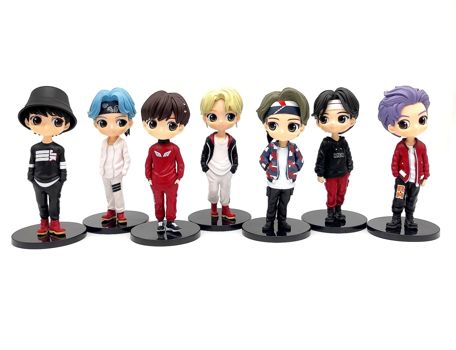 アイドル BTS figure BOENJOY Gifts- BTS Action Figures Set BTS Mini Boys Idol Figures