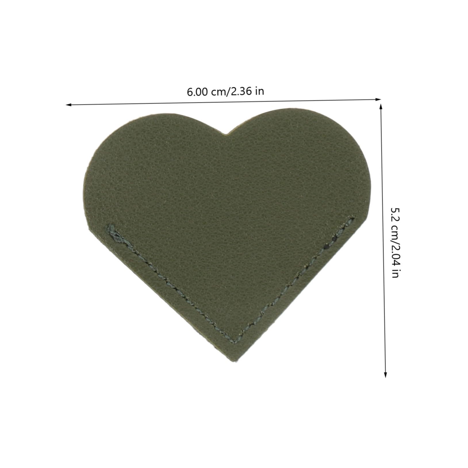 5 Set Di Segnalibri Per Libri Da Donna in Pelle A Forma Di Cuore Delicati Protettori Per Angoli Di Pagina Accessori Per Protettori Per Angoli Di 8 Pezzi*5