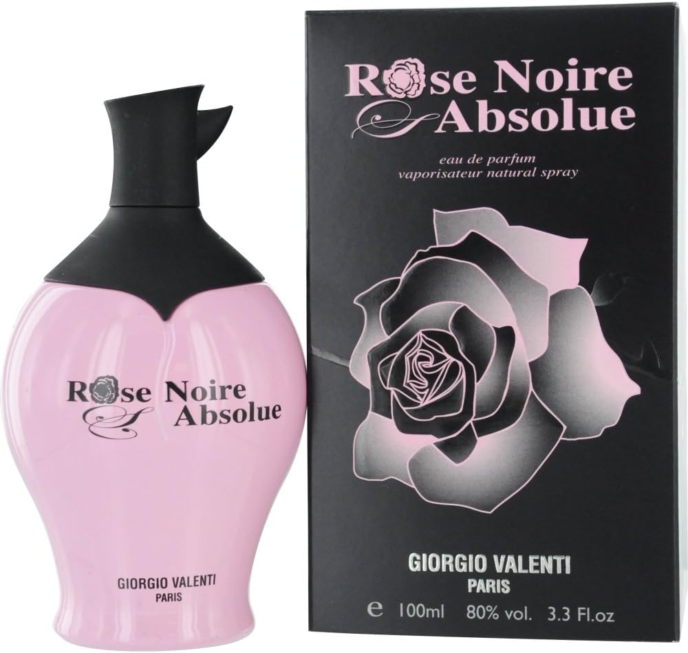 Giorgio Valenti Rose Noire Absolue Eau De Parfum Spray for Women, 3.3 Ounce