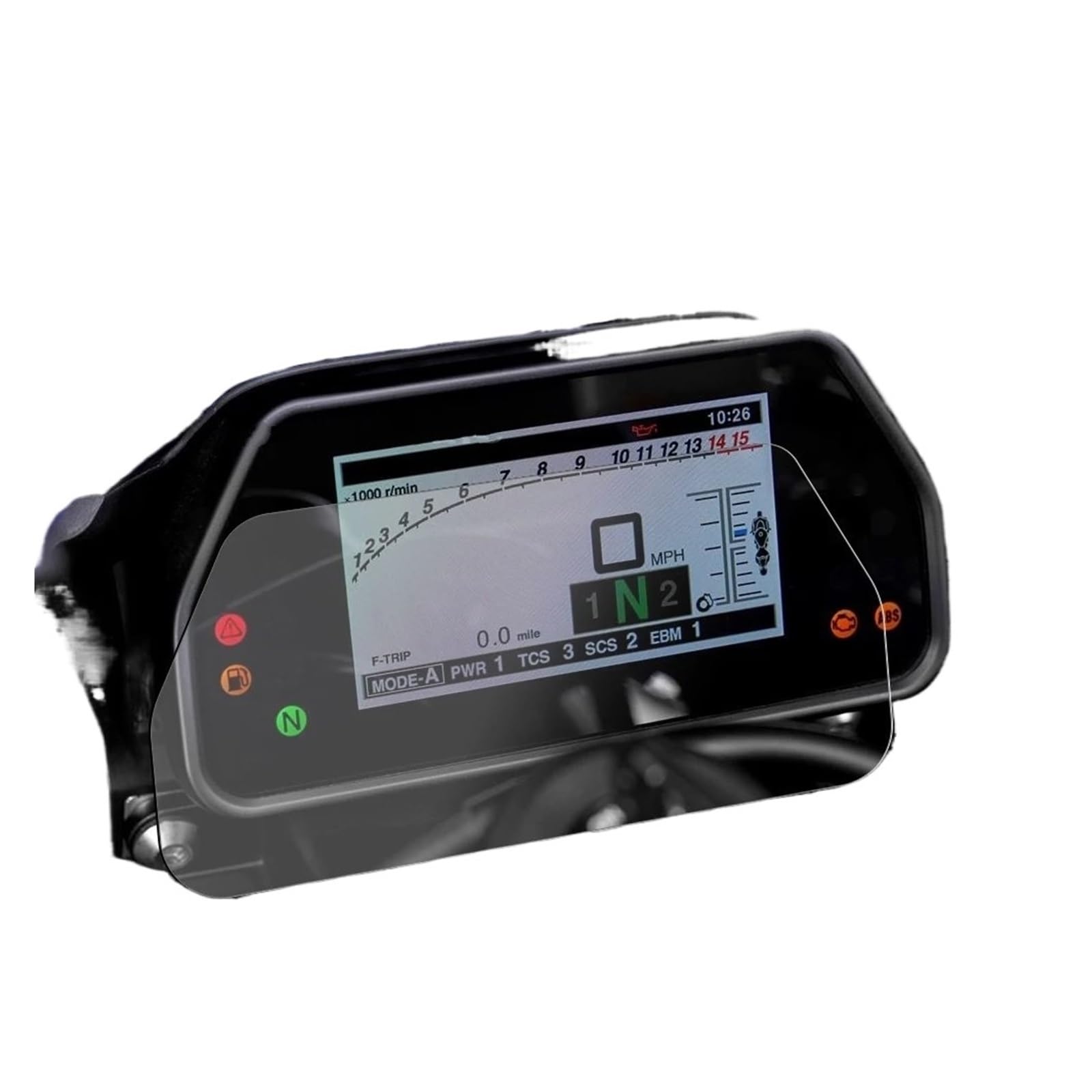 Protector De Pantalla Para Cuadro Yamaha YZF R1/R1M 2021-2023 - TPU Transparente, Antiarañazos