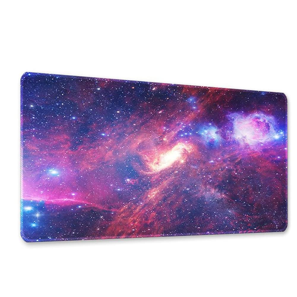 Morian Mouse Pad 400 * 900 * 3mm Dreamy Starry Sky Non-Slip & Waterproof Computer Gaming Mousepad with Stitched Edges (XG6)