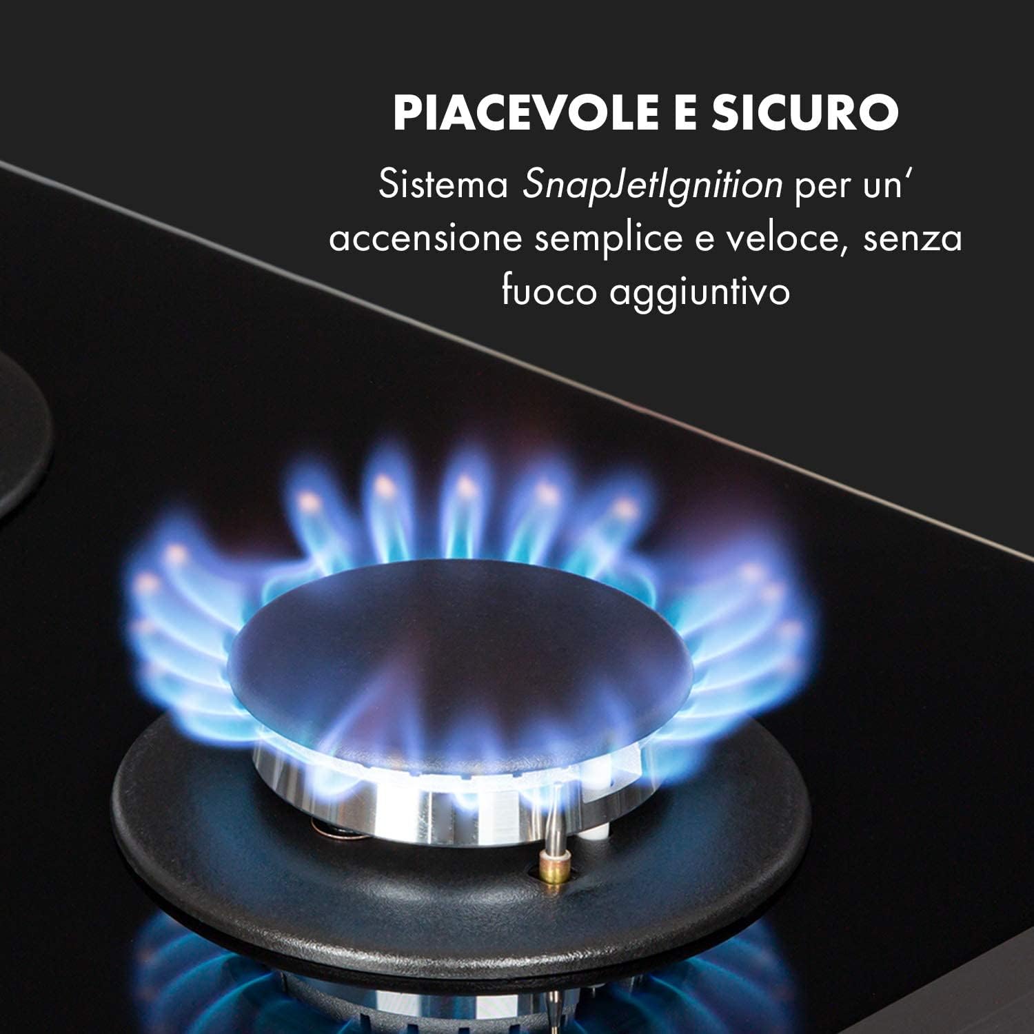Klarstein Piano Cottura 2 Fuochi Gas, Piano Cottura a Gas Integrato 4.2kW, Piano Cottura 2 Fuochi Gas Incasso in Acciao Inox, Piano Cottura 2 Fuochi Gas con Coperchio, Piano Cottura a Gas 2 Fuochi Klarstein Piano Cottura 2 Fuochi Gas, Piano Cottura a Gas Integrato 4.2kW, Piano Cottura 2 Fuochi Gas Incasso in Acciao Inox, Piano Cottura 2 Fuochi Gas con Coperchio, Piano Cottura a Gas 2 Fuochi