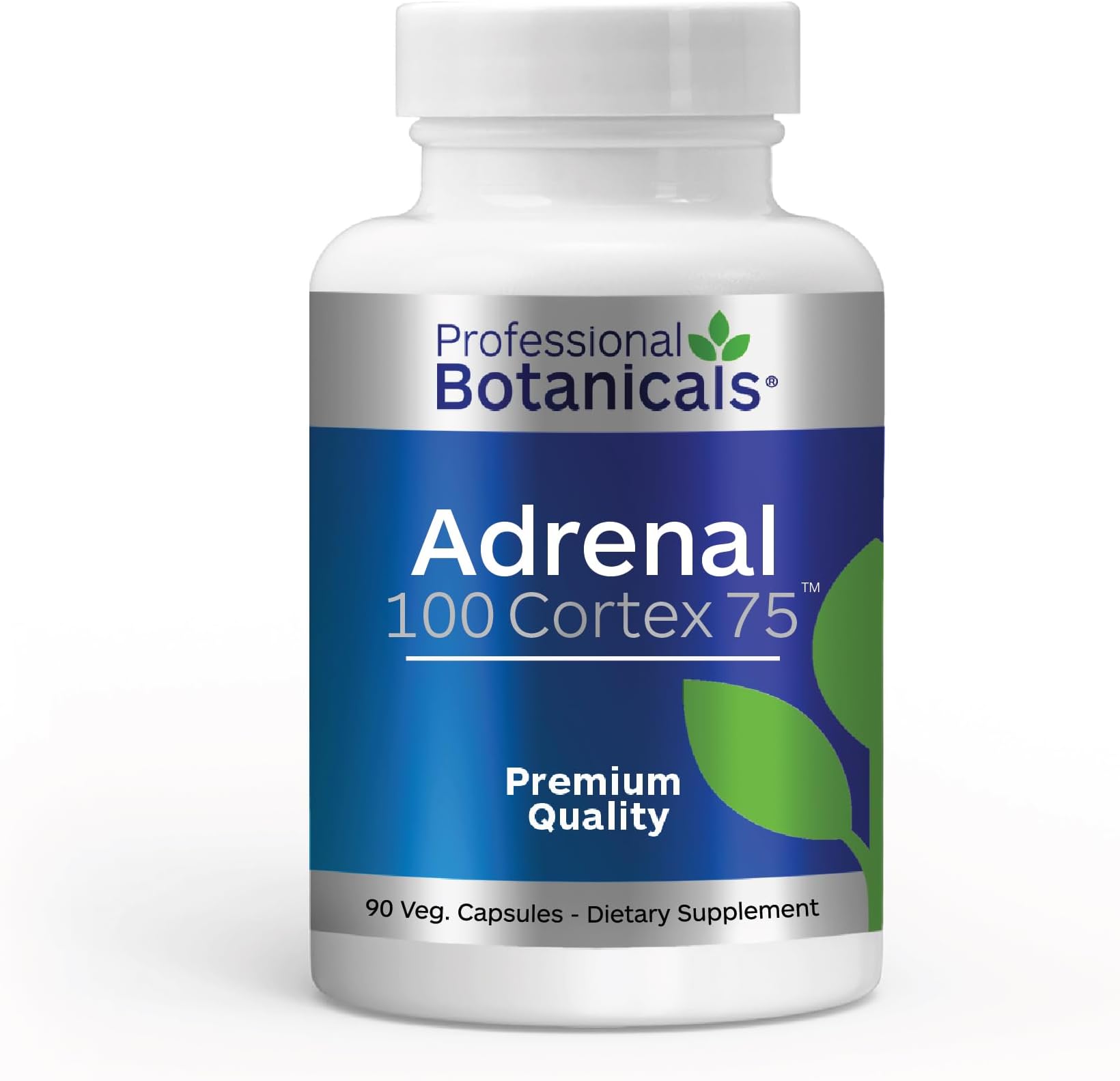 Adrenal Cortex Supplement, Adrenal Health Supplement Supports Healthy Adrenal Gland Function - 90 Veg Capsules