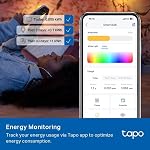 Tapo TP-Link Smart Light Bulbs, 1100 Lumens High Brightness (75W Equivalent), Matter-Certified, 16M Colors WiFi Light Bulb, Dimmable, Works w/Siri, Alexa & Google Home, A19 E26, L535E(4-Pack)