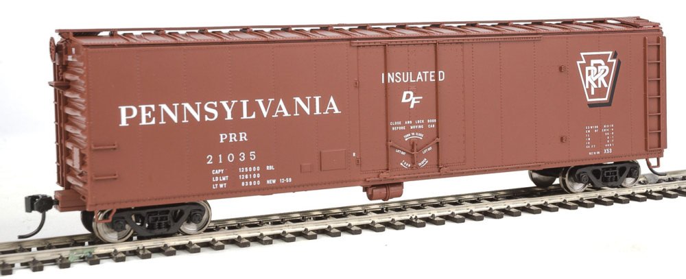 Walthers-50' PC&F Insulated Boxcar - Ready to Run -- Pennsylvania Railroad #2103