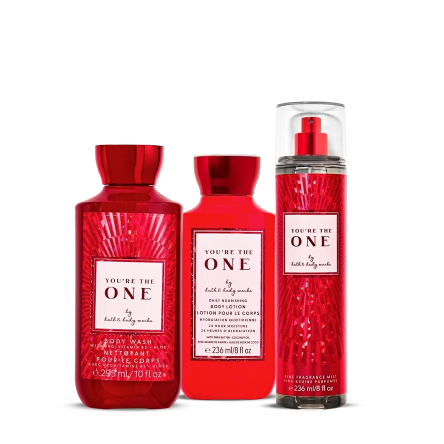Bath & Body Works You’re The One Combo Gift Set | Body Wash, Body Lotion & Fine Fragrance Mist | Routine for Women | 3-Piece Set-image-10