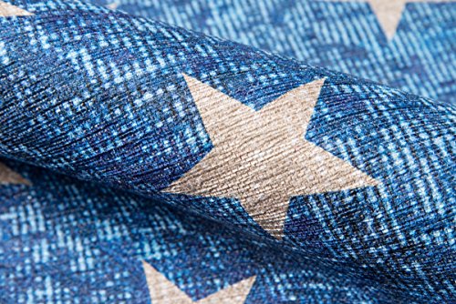 Novogratz by Momeni District Stars Blue Area Rug #TOP7