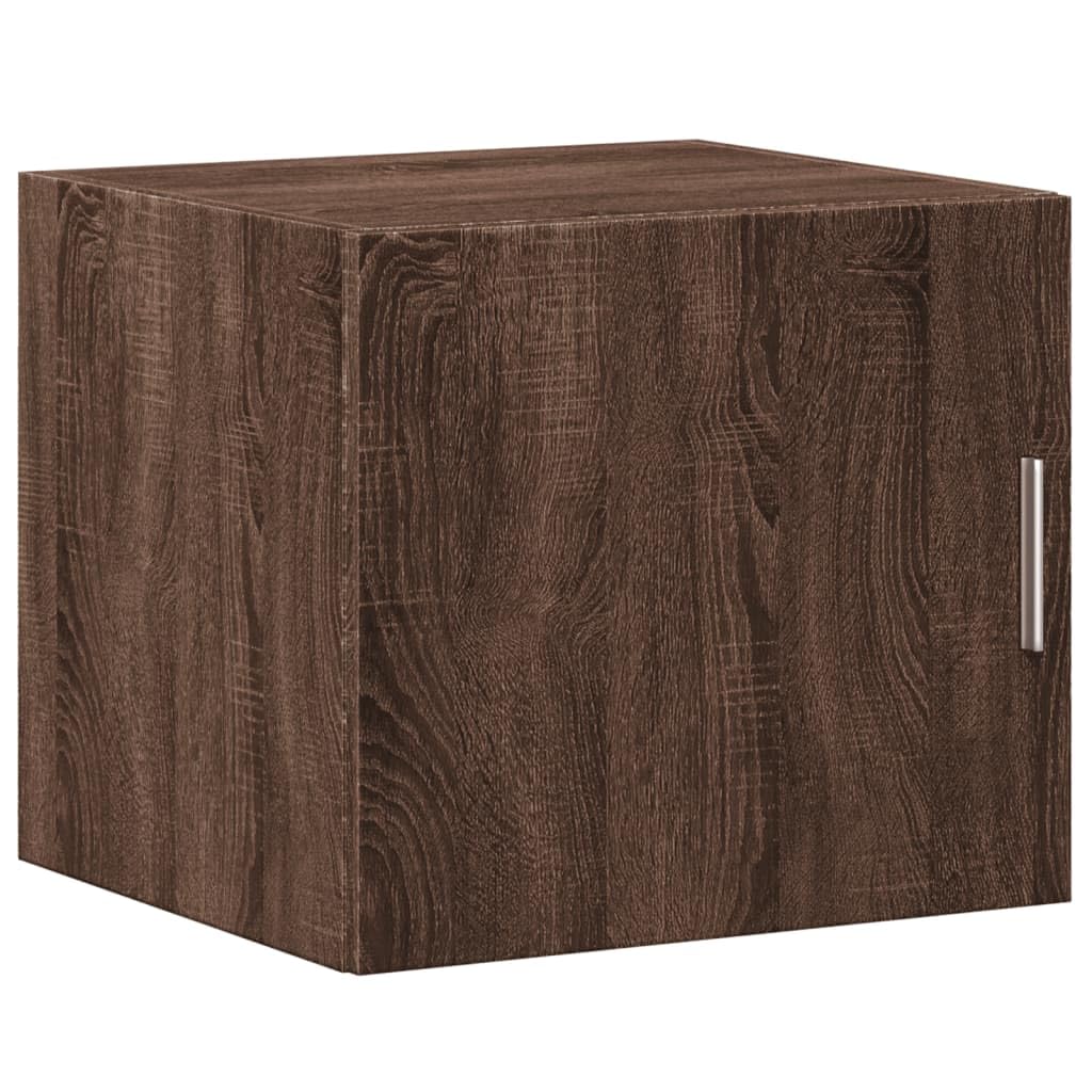 Armadio da parete marrone effetto rovere, 45 x 42,5 x 40 cm, in