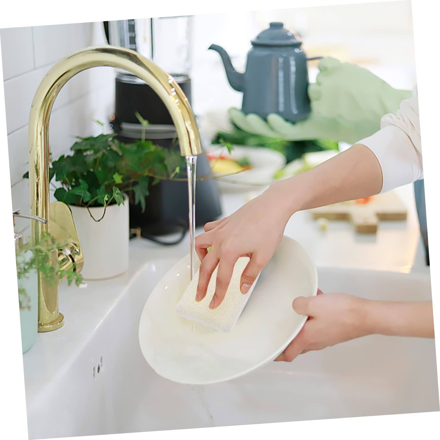 GLEAVI 3 Set Salviette Creative Per Lavare I Piatti Detersivo Piatti Detergente Piatti Spugne Cucina Mammina Padella Spugna Per Lavare I Piatti Salviette Lavapiatti Per La Casa 10 Pezzi*3