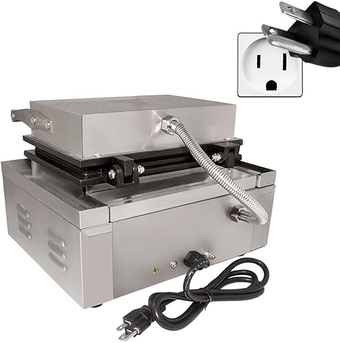 Miniatura 2 de Hotdog Waffle Iron  5 gofres de maíz para perros en un palo  Antiadherente  Uso comercial  110V