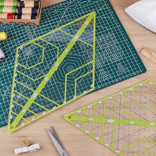 Règle de matelassage en acrylique robuste pour coupe de précision - 6