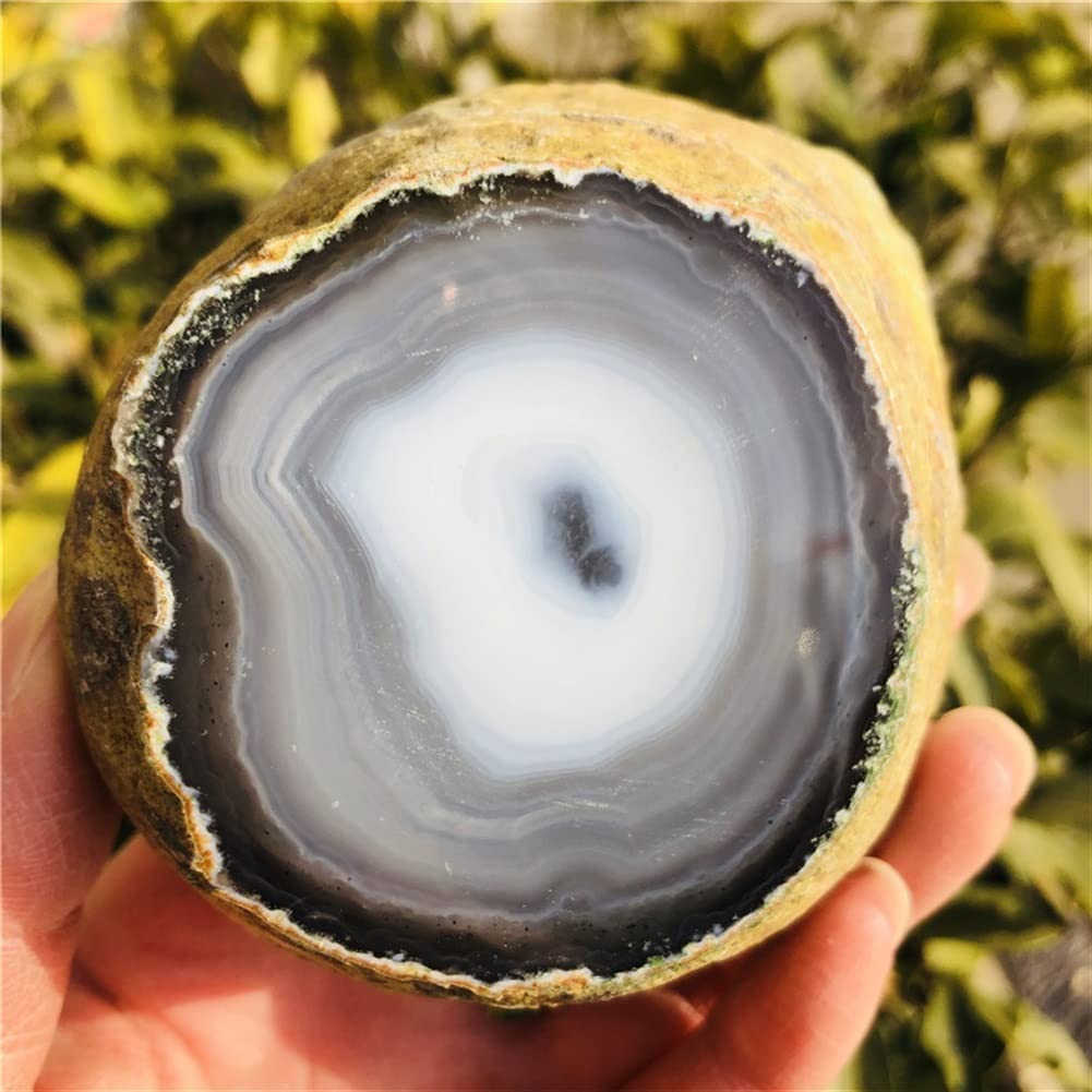 Cristallo Naturale del 270-350 g Pietra di Agata Grezza Naturale Cristallo di guarigione Grezza Cristallo di Pietra di Potere dell'agata Collezioni di casa