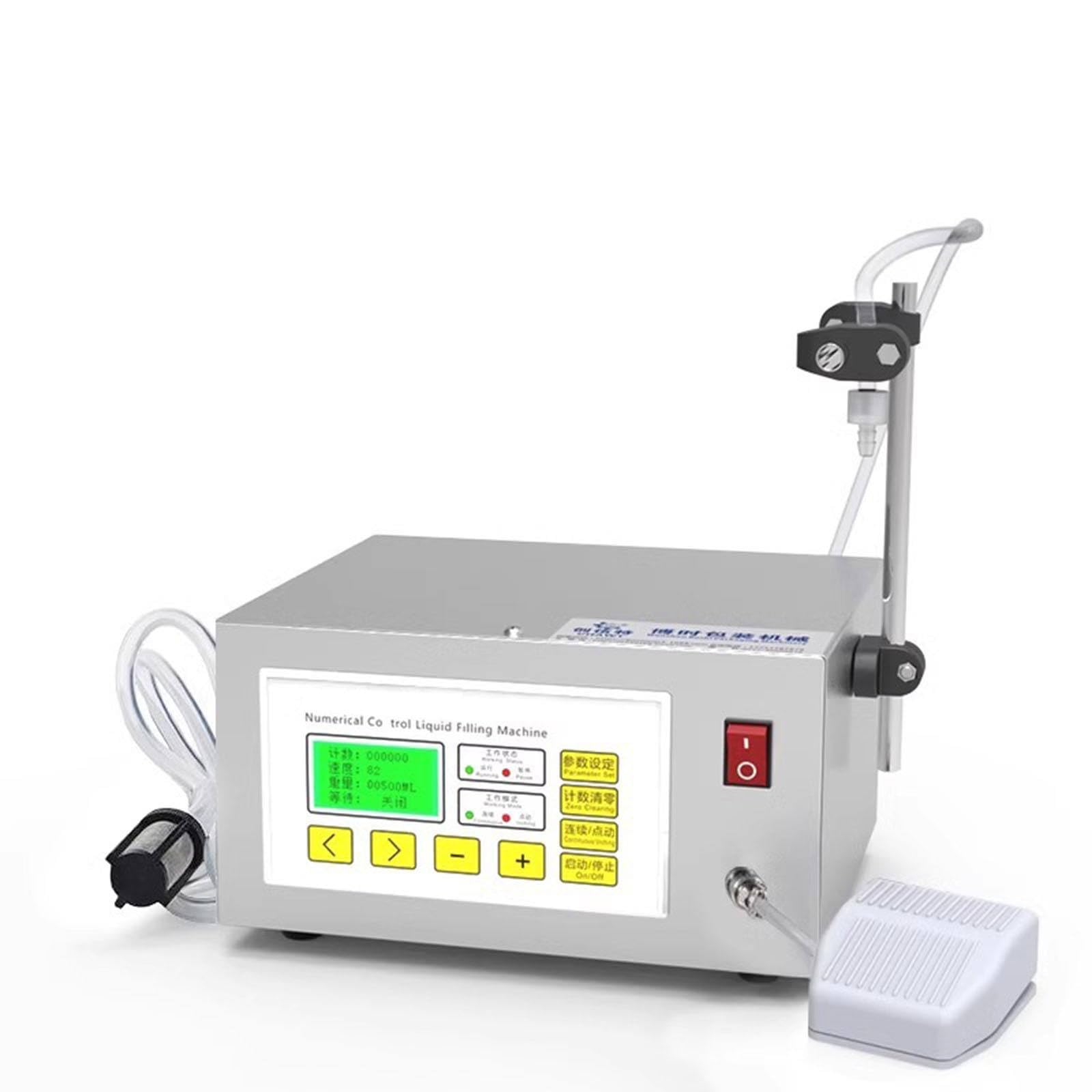 asdchZen Fully Automatic Filling Machine Liquid Automatic Quantitative Cnc Filling Machine Mineral Water Edible Oil Liquor Canning Machine,2.6L/Min,2.6l/Min