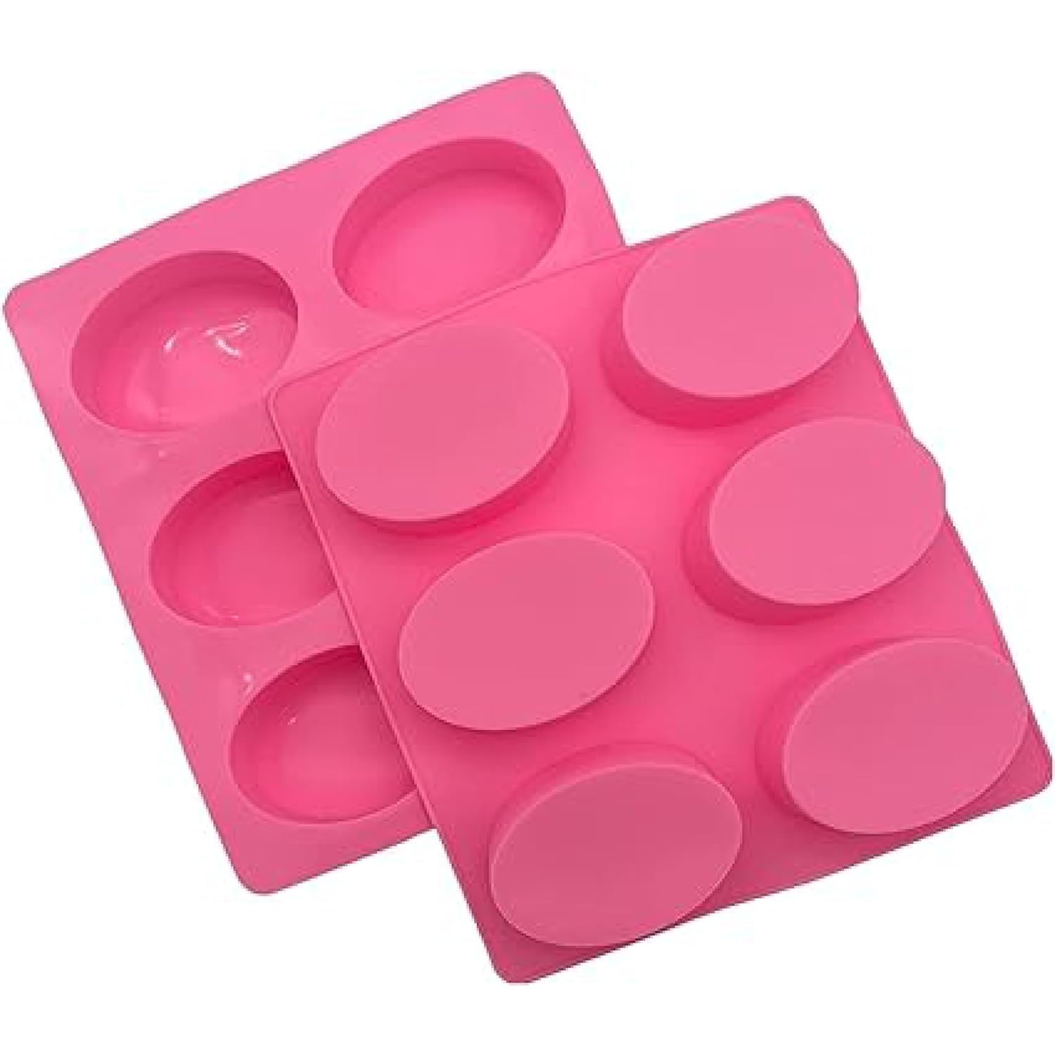 6-Cavity Oval Silicone Mold,1Pc Oval Molds for Making Handmade Soap,Chocolate,Soap Candles,Cake,Pudding,Resin Candy Muffin Bakeware Mould and Jelly-image-33