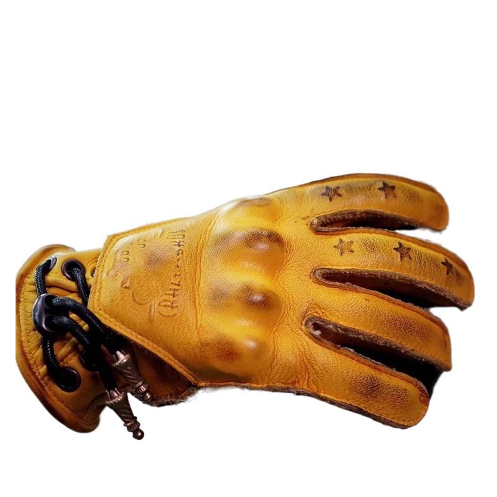 Personalized Motorbike Retro Genuine Leather Riding Gloves Motor Gloves Breathable Anti-Fall Racing Glove